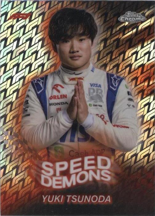 2024 Topps Chrome Formula 1 Logofractor Edition - Yuki Tsunoda #SD-17