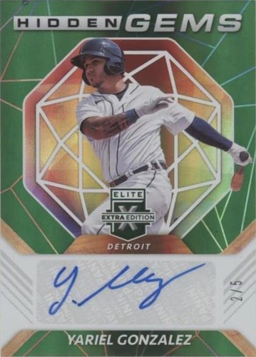 2021 Panini Elite Extra Edition - Yariel Gonzalez #HG-YG