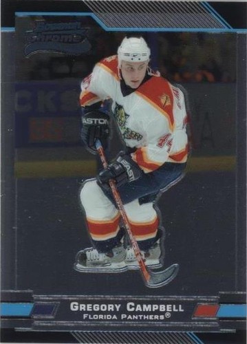 2003-04 Bowman Chrome Draft Picks & Prospects - Gregory Campbell #134
