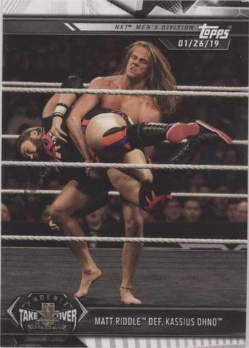 2019 Topps WWE NXT - Kassius Ohno Matt Riddle #74