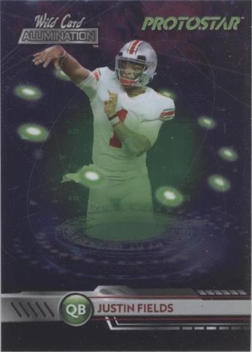 2021 Wild Card Alumination Justin Fields #PS-3
