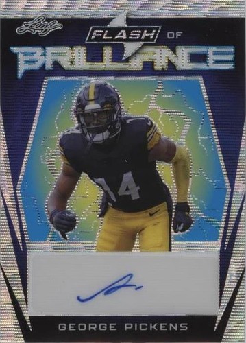 2023 Leaf Eclectic George Pickens #FB-GP1