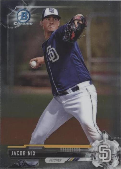 2017 Bowman Chrome - Jacob Nix #BCP195