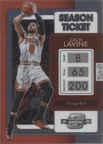 2021-22 Panini Contenders Optic - Zach LaVine #39