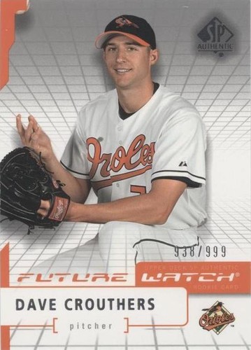2004 SP Authentic - Dave Crouthers #96