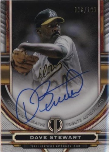 2023 Topps Tribute - Dave Stewart #TA-DS
