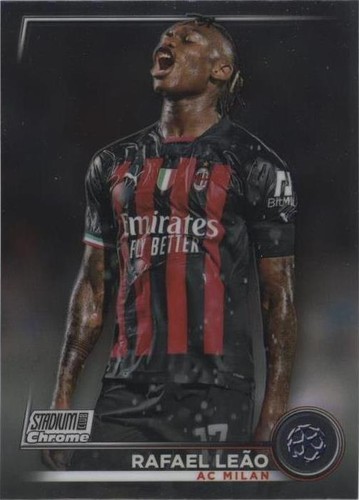 2022-23 Topps Stadium Club Chrome UEFA Club Competitions Rafael Leao #17