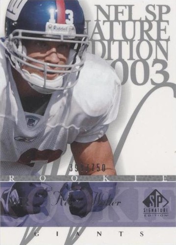 2003 SP Signature Edition Kevin Walter #144