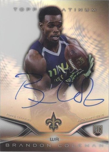 2014 Topps Platinum Brandon Coleman #19