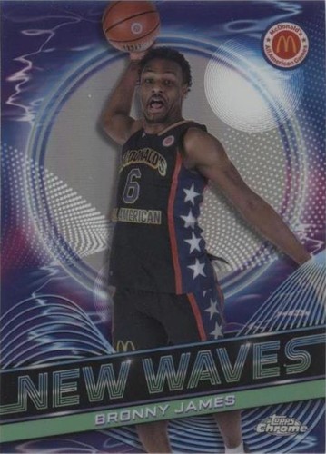2023 Topps Chrome McDonald's All American - Bronny James #NW-12