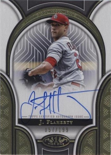 2023 Topps Tier One - Jack Flaherty #PPA-JF