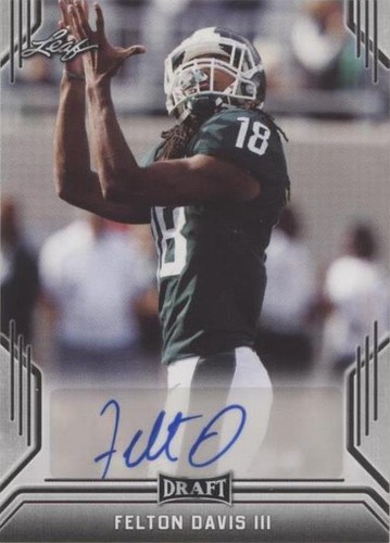 2019 Leaf Draft Felton Davis III #BA-FD3