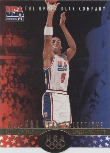1996 Upper Deck USA Basketball Deluxe Gold Edition - Scottie Pippen #25