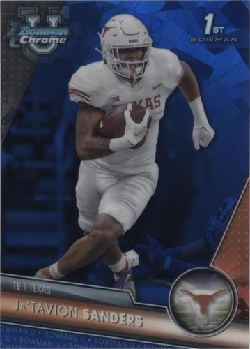 2023 Bowman University Chrome Sapphire Edition Ja'Tavion Sanders #158