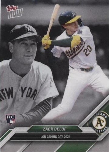 2024 Topps Now Lou Gehrig Day - Zack Gelof #LGD-13
