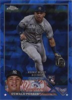 2023 Topps Chrome Update Series Sapphire Edition - Oswald Peraza #USCS5