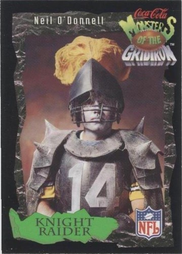 1994 Classic Pro Line Live Coca-Cola Monsters of the Gridiron Neil O'Donnell #25