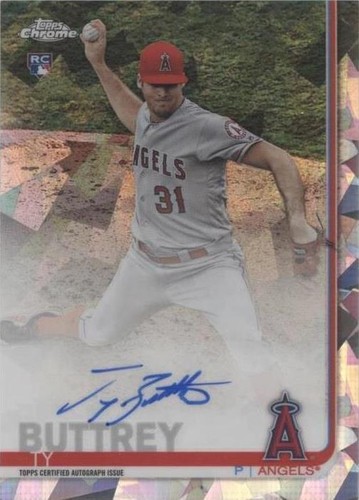 2019 Topps Chrome Sapphire Edition - Ty Buttrey #CSA-TB