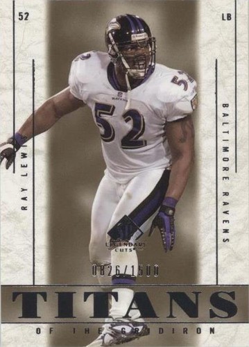 2002 SP Legendary Cuts Ray Lewis #106