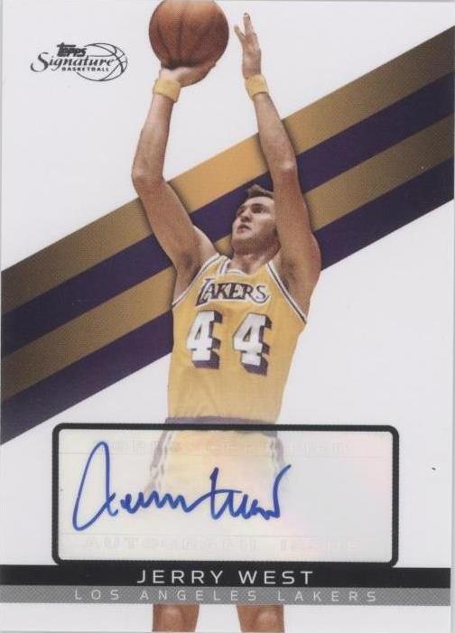 2008-09 Topps Signature - Jerry West #TSA-JW