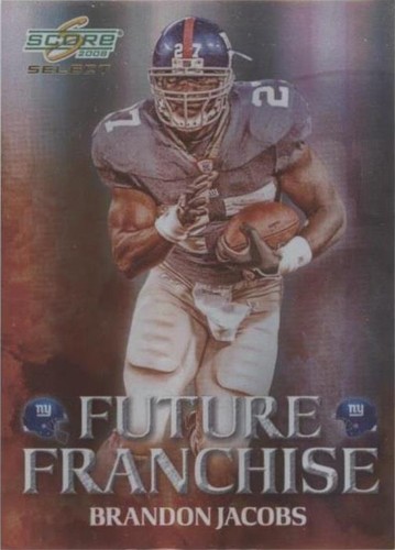 2008 Score Select Brandon Jacobs #FF-3