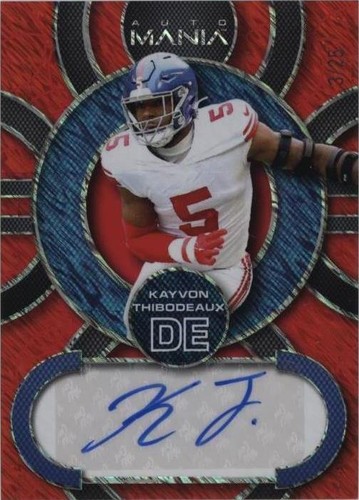 2022 Wild Card Auto Mania Retail Kayvon Thibodeaux #AM-C102