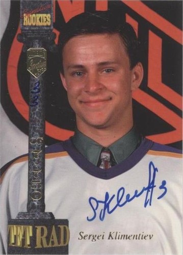1994 Signature Rookies Tetrad - Sergei Klimentiev #109