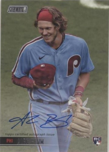 2021 Topps Gold Label Framed Alec Bohm Rookie Auto FA-AB