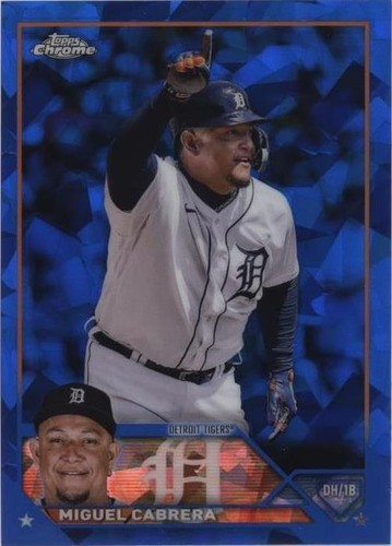 Leny Yoro 2023-24 Topps Chrome Blue Sapphire Refractor NRMT+