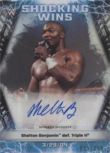 2020 Topps Chrome WWE - Shelton Benjamin #SWA-SB