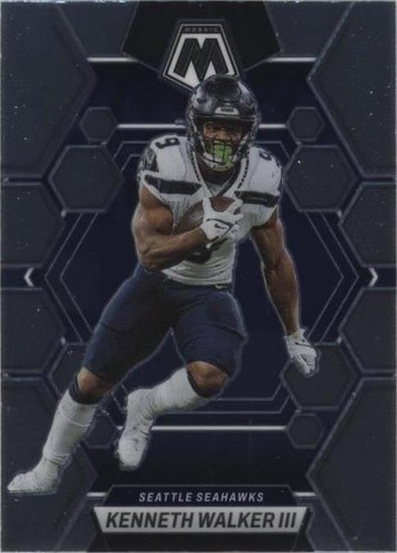 2024 Mosaic Green Mosaic Notoriety Kenneth Walker III #8 2024 Mosaic Green Mosaic Notoriety Kenneth Walker III #8