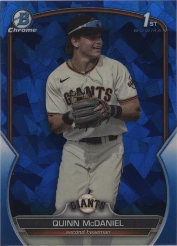 2023 Bowman Chrome Draft Sapphire Edition - Quinn Mcdaniel #BDC-136