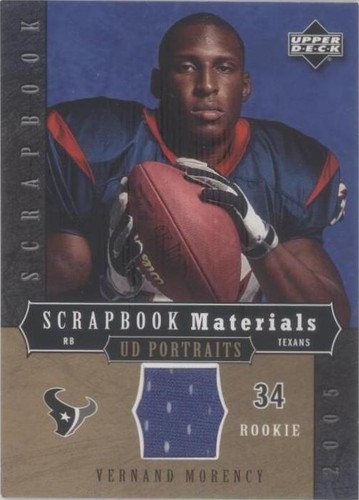 2005 Upper Deck Portraits Vernand Morency #SB-VM
