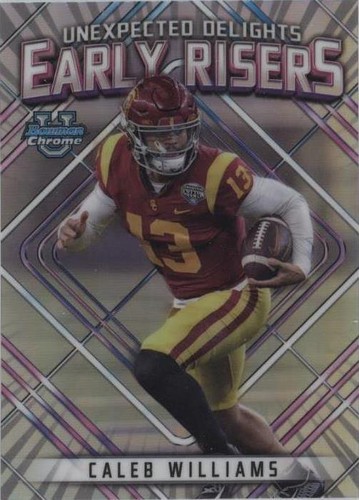 2023 Bowman University Chrome Caleb Williams #ER-1