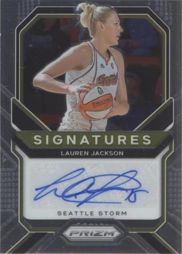 WNBA Lauren Jackson サイン入り写真 2024 Panini Select WNBA #SG-LJ Lauren Jackson Black Gold
