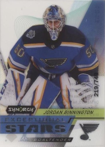 2020-21 Upper Deck Synergy - Jordan Binnington #ES-21