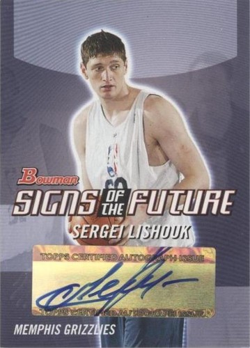 2004-05 Bowman Draft Picks & Prospects - Sergei Lishouk #SOF-SL