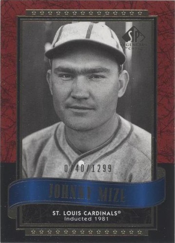 2003 SP Legendary Cuts - Johnny Mize #69