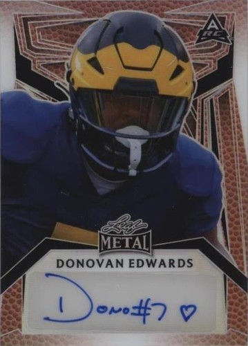 2023 Leaf Metal Donovan Edwards #PA-DE1