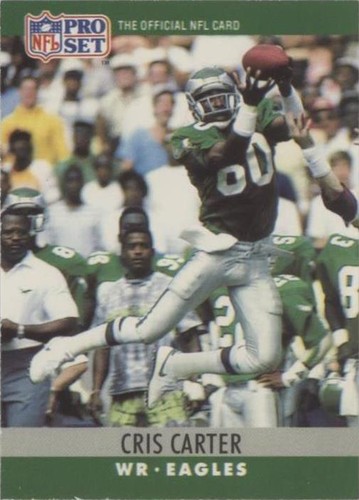 1990 Pro Set FACT Cincinnati Cris Carter #246