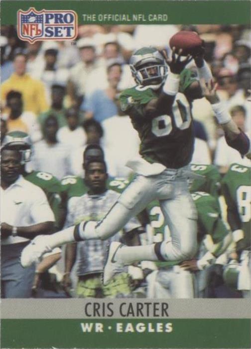 1990 Pro Set FACT Cincinnati Cris Carter #246