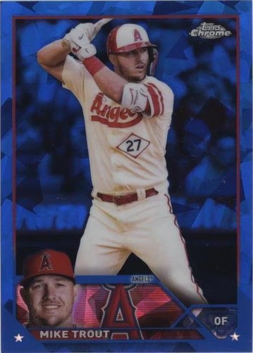2023 Topps Chrome Sapphire Edition - Mike Trout #27