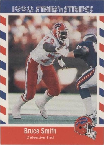 1990 Fleer Stars 'n Stripes Bruce Smith #30