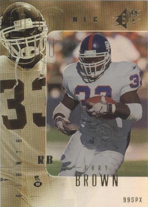 1999 SPx Gary Brown #58