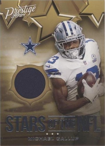 2021 Panini Prestige Michael Gallup #SN-MG