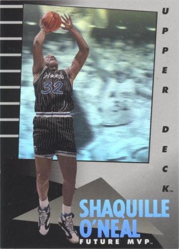 Upper Deck Shaquille O'Neal RC future MVP Hologram number 35