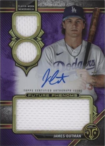 2024 Topps Triple Threads - James Outman #FPAR-JO