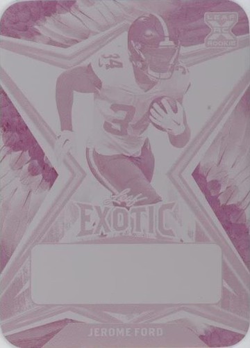 2022 Leaf Exotic Jerome Ford #BA-JF1