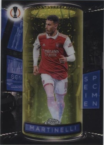 2022-23 Topps Chrome UEFA Club Competitions Gabriel Martinelli #S-14
