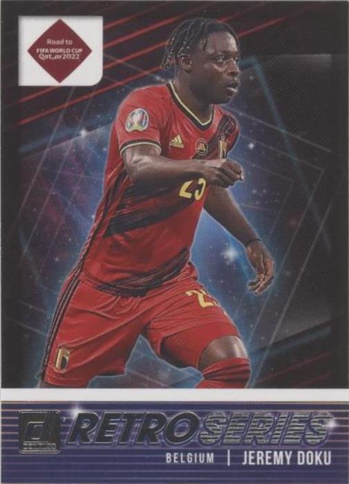 2021-22 Panini Donruss Road to Qatar Jeremy Doku #15